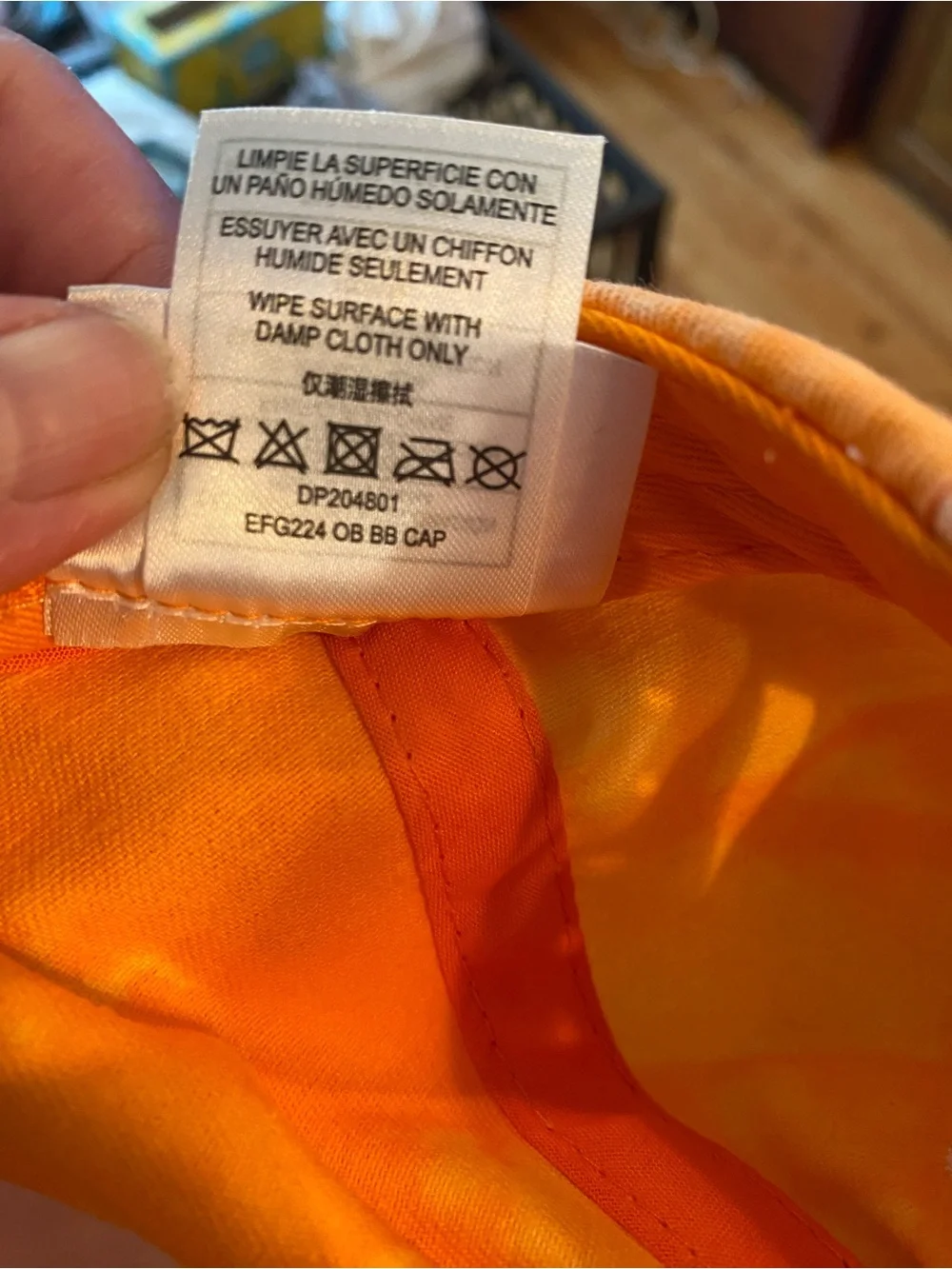 Disney Orange Bird Orange Patch Baseball Cap EPCOT